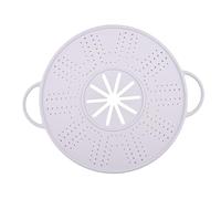 LOVIVER Couvercle anti-débordement en silicone avec grille anti-éclaboussures pour casserole, poêle à frire, cuisine et restaurant, Violet