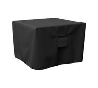 LOVIVER Couvercle de Foyer au feu carré Cover-cheminée Couvre-cheminée complète Couverture complète du Bol à feu du Vent Protecteur pour Patio, Cour
