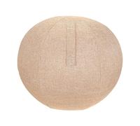LOVIVER Couverture de Balle de Yoga Pilates Couverture de balles assises Anti-Rayures Anti-poussière avec poignées de Transport Pratiques Couverture de Balle, Beige 55cm