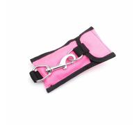 LOVIVER Crochet de Plongée Mousqueton Ancre Attache Crochet Unique Robuste et Housse Nylon Enduite PU pour Courants Forts Sangle Rétractable 109cm Approprié à , Fluorescent Pink