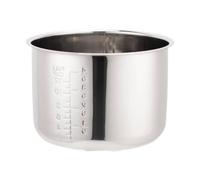 LOVIVER Cuiseur à Riz Pot Intérieur Autocuiseur Revêtement de Remplacement Multi-usage Facile à Nettoyer Robuste Rond Portable Récipient Intérieur pour La Cui, L