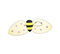 LOVIVER Déguisement d'abeille pour enfant, facile à enfiler, accessoires mignons pour anniversaire ou bal masqué. Idéal pour une fête costumée ou un bal, Jaune