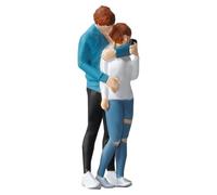 LOVIVER Diorama - figurines miniatures réalistes, Collections de trains, modèles de personnes de rue, personnages pour Couples, cadeaux pour enfants, 1/64