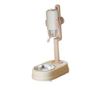 LOVIVER Distributeur d'eau et de Nourriture Automatique pour Animaux de Compagnie, notamment Hamster et Lapin, Blanc