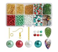 LOVIVER DIY Christmas Boucles d'oreilles Charms Mixed Pendants for Starter Kits Beginners