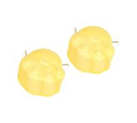 LOVIVER Ensemble de 2 échasses pour Enfants, Jouet D'équilibre Classique, Jaune