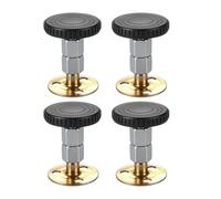 LOVIVER Ensemble de 4 butées de lit réglables anti-vibrations, stabilisateurs et butées de tête de lit de chevet, 55 Mm à 75 Mm