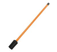 LOVIVER Entraîneur de Swing de Golf Bâton d'Entraînement Outil d'Alignement Aide de en Caoutchouc et Fibre de Verre pour Mémoire Musculaire Suitable for, Orange