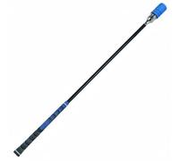 LOVIVER Entraîneur de Swing de Golf Bâton d'Entraînement Outil d'Échauffement Club d'exercice Repère Auditif du Dégagement et Manche en Fibre Flexible pour, Bleu, Boîte Couleur