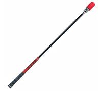 LOVIVER Entraîneur de Swing de Golf Bâton d'Entraînement Outil d'Échauffement Club d'exercice Repère Auditif du Dégagement et Manche en Fibre Flexible pour, Rouge, Boîte+Couleur
