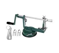 LOVIVER Éplucheur de Pommes, Dénoyaute et Tranche avec Base Ventouse, Machine à Éplucher Robuste, Vide-Pomme, Aspiration Puissante pour Comptoir