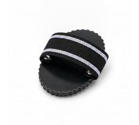 LOVIVER Étrille de Transpiration Équine Cercle Racloir Brosse Grattoir Acier Faible Carbone avec Tête Circulaire pour Régulier Manche Tressé Maintenu par