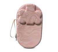 LOVIVER Étui Pong Boîte Porte-Paddle Pochette Balles EVA Imperméabilisé Protège Paddle Convient aux Sportifs Rangement Matériel Club Déplacements en Loisirs, Pink