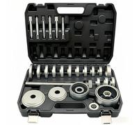 LOVIVER Extracteur de Roulement de Véhicule Outil de Moyeu Automobile Kit Pressage Dépose Pose Ensemble Complet avec Douilles 50 à 834 Mm en Mallette Moulée, Noir