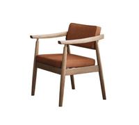 LOVIVER Fauteuil Capitonné Tissu Chaise Siège Bergère avec Coussin de Dos Rectangulaire et Assise Moelleuse en Velours Côtelé Cadre en Bois de Frêne Adapté à, Marron