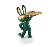LOVIVER Figurine de, Porte-clés, Sculpture de Collection, Centre de Table, Plateau de Rangement de Bijoux, Statue de pour Bar, Mariage, entrée, Vert