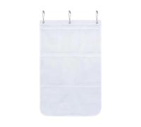 LOVIVER Filet de Rangement de Douche Suspendu, Sac de Rangement Mural, Organisateur de Salle de Bain Polyvalent, Maille de Douche Suspendue, pour shampoing