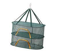 LOVIVER Filet de séchage Suspendu, séchoir Multifonction, Panier de Rangement pour Plantes, thé, légumes, Fruits de mer, Pot de Fleurs, Couche Double