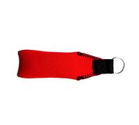 LOVIVER Flottant Porte-clés Rectangle Néoprène Anneau Boucle Bouchette Résistant à l'eau Confort Main Adapté pour Bateau Camping Nautique Activités Estivales, Rouge, comme décrit