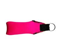 LOVIVER Flottant Porte-clés Rectangle Néoprène Anneau Boucle Bouchette Résistant à l'eau Confort Main Adapté pour Bateau Camping Nautique Activités Estivales, Rose Rouge, comme décrit
