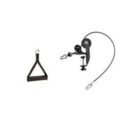 LOVIVER Forearm Strength Équipement de Renforcement Bras Travail Ciblé Biceps Triceps Épaules Poulie Lisse et Support Courbé Serre-Joint pour Table en Alliage , Noir , Style to 4