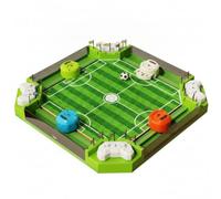 LOVIVER Game Jeu de Foot de Table Plateau Football Mini Terrain Manettes et Balle Cadre Doux aux Bords Lissés Filets et Clôtures Plastique Jeu Électrique