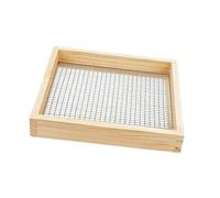 LOVIVER Garden Sifter Mesh Part Multifinectional carré Tamis Tamis Dirt Dirt Tamik Gardening Tool for Postting Backyard Potted Yard Plants