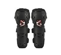 LOVIVER Genouillères Coudières Coque Dure PE Coussinets Ergonomiques Respirants Antichoc avec Sangles Ajustables Adaptées aux Adultes Adaptées au Cross Randonnée Tout-Terrain Route Entraînement