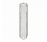 LOVIVER Gilet de Flottabilité Plongée Plaque Dorsale Harnais Backplate Système Modulable avec Fentes Allongées et Dos Ergonomique Fixation Sûre Bouteilles, Argent