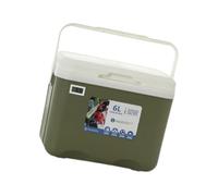 LOVIVER Glacière Portable Boîte Isotherme Compacte Refroidisseur Alimentaire Conteneur Fraîcheur Stockage Longue Conservation Adaptée Transport Réfrigéré Bure, Vert
