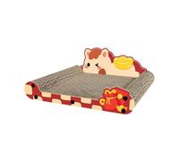 LOVIVER Griffoir pour Chat, canapé en Papier ondulé résistant à l'usure, lit de détente, Tapis à griffer pour Chaton Dormant et interagissant, Style A