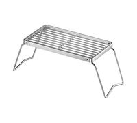 LOVIVER Grille de Camping Pliable pour, équipement léger pour Foyer, Grille de Cuisson pour la Cuisine en extérieur, Barbecue, randonnée, S