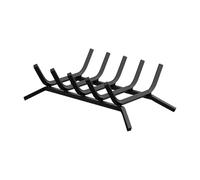 LOVIVER Grille de cheminée - Accessoire de Rangement pour bûches, intérieur/extérieur, Robuste, en Fer.