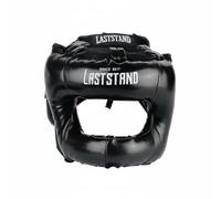 LOVIVER Headgear Protection Faciale Casque Boxe Nez Oreille Menton Ajustement Stable Structure Cuir PU Adapté aux Sportifs Entraînement Gym Pratique, Noir, L