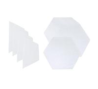 LOVIVER Hexagon Surfboard Traction Pads Tapis antidérapant Surf Adhésif Pads pour Paddle Board Surf Équipement Blanc