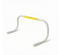 LOVIVER Hurdle d'Entraînement Enfant Haie Agilité Obstacle Coordination Entraînement Rapide Structure Légère Stable Adaptée aux Parcours d'Agilité Travail de, Blanc + Jaune