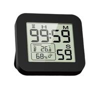 LOVIVER Hygromètre Numérique, Thermomètre, Affichage Clair, Facile à Lire, Jauge de Température et D'humidité, pour Salle de Sport, Entreprise, Cuisine Pr