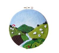 LOVIVER Laine Aiguille Feutrage Kit Débutant Enfants DIY Noël, Prairie