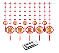 LOVIVER Lampe de Guirlande de Chinois pour la décoration de fenêtre de Porche extérieur à la Maison, Style b