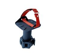 LOVIVER Leg Muscle Entraîneur Tibial Barre de 50mm Acceptant Poids Sangles Réglables Plateaux pour Pied Construction Acier Plastique Tissu Stabilité Cheville , Single Leg