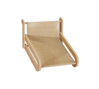 LOVIVER Lit surélevé pour Chat, griffoir, Meuble pour Animaux de Compagnie, Chaise de Plage pour Chat Qui ne perd Pas Ses Poils, Chaise pour Chat en sisal, sans Ballon