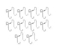 LOVIVER Lot de 10 crochets de porte multifonctionnels pour le rangement de la cuisine et des sacs suspendus, parfaits pour la maison et