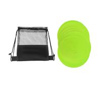 LOVIVER Lot de 10 marqueurs Plats de 6 Pouces pour Le Football, l'agilité, Le Basket-Ball, la, Vert Clair