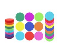 LOVIVER Lot de 100 marqueurs de sol antidérapants pour tapis, 10 cm, pour entraînement, sport, jeux, salle de classe