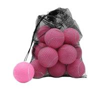 LOVIVER Lot de 18 balles de Tennis pour entraînement, Exercice de résilience, balles élastiques résistantes à l'usure pour débutants, Rose