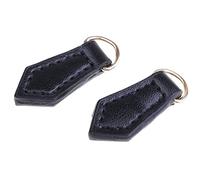 LOVIVER Lot de 2 Attaches-étiquettes en Cuir de Rechange, Noir