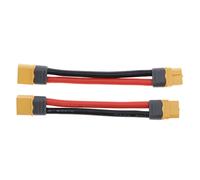 LOVIVER Lot de 2 Câbles D'extension en Silicone Mâle/Femelle RC ESC Chargeant XT60 10 AWG
