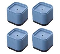 LOVIVER Lot de 4 rehausseurs de meubles réglables, coussinets de rehaussement antidérapants et robustes pour pieds de cadre de lit et canapé, 5.5 Cm de Hauteur