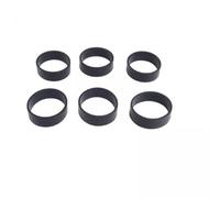 LOVIVER Lot de 6 Anneaux de Ceinture de Plongée, Passants, Supports et Fixations en Caoutchouc EPDM, Conception Légère pour Ceintures de 40 Mm pour L, 6 pièces