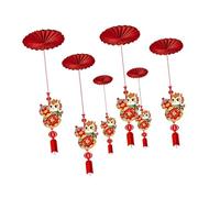 LOVIVER Lot de 6 Pendentifs Chevaux pour Plafond, Décorations du Nouvel an Chinois 2026, Ornement pour Le Nouvel an, pour Une Fête à La Ferme Printemps Festival Décoration de Fête